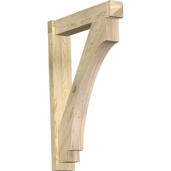 Ekena Millwork Imperial Arts & Crafts Rough Sawn Outlooker, Douglas Fir, 6"W x 28"D x 40"H OUT06X28X40IMP03RDF - main